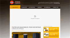 Desktop Screenshot of belco-oil-afrique.com