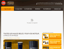 Tablet Screenshot of belco-oil-afrique.com